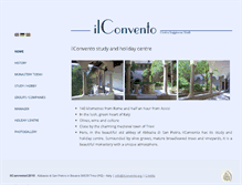 Tablet Screenshot of ilconvento.org